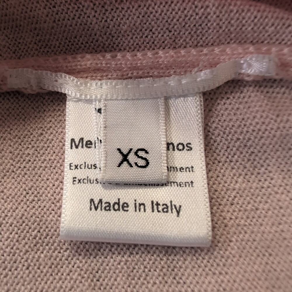 Simone Rocha Embellished Pink Merino Wool Cardigan, size XS, made in Italy - Picture 5 of 12